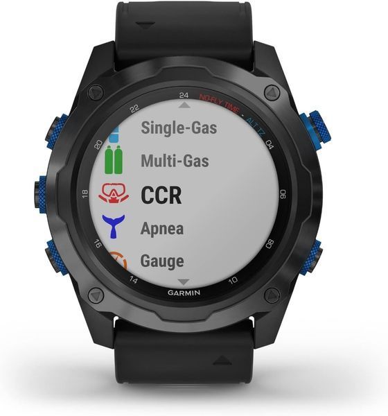 Garmin Descent Mk2i Titanium Carbon Gray DLC with Black Band (010-02132-01/11) IT006AD фото
