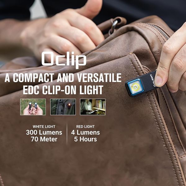 Ліхтарик ручний Olight Oclip Black (0.0000.0767) SKU447 фото