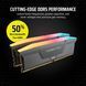 Пам'ять для настільних комп'ютерів Corsair 32 GB (2x16GB) DDR5 5200 MHz Vengeance RGB RS Gray (CMG32GX5M2B5200Z40) XT1802 фото 2