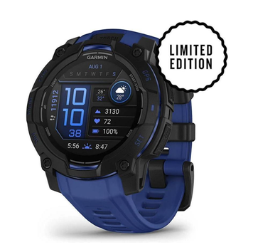 Garmin Instinct 3 45mm AMOLED Black with Blue Band (010-02936-03/43) IT0066 фото
